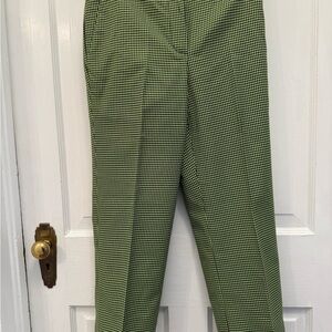 Carlisle Women’s  Christy Green Houndstooth Dress Pants